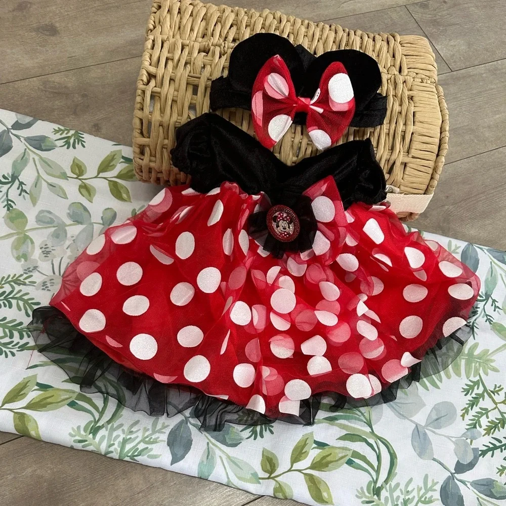 Disney Red and White Polka Dot Mouse Costume - Picture 11 of 14